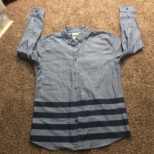 Striped Dress Shirt Size Large